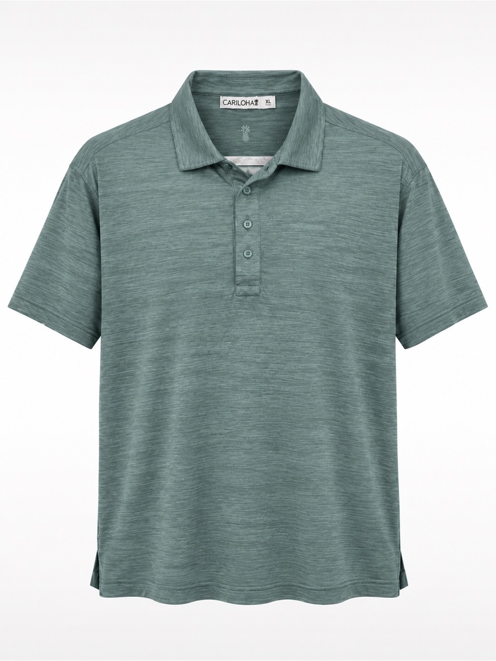 Cariloha Bamboo Polo Shirt men's XL Green Stretch Soft Breathable EUC